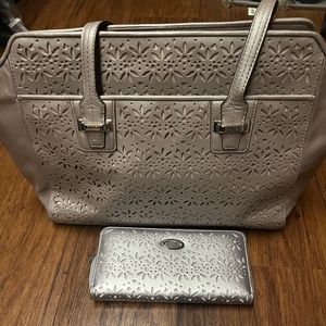 Coach Lace pattern Bags and wallet